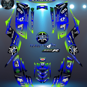Yamaha Raptor 660-660R 2001-2005 full graphics kit sticker decals