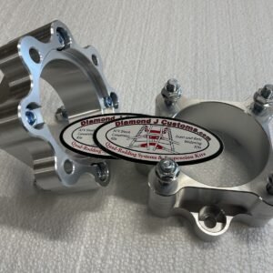 Yamaha Rear Wheel Spacers 2" Thick, 4/115mm: 700R 660R YFZ450 Warrior Bansshee