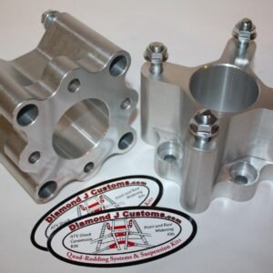Yamaha Rear Wheel Spacers 3" Thick, 4/115mm: 700R 660R YFZ450 Warrior 4/115