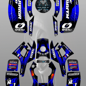 Yamaha Warrior 350 full graphics kit sticker decals