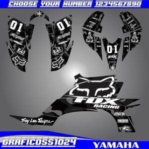 Yamaha YFZ450 Graphics kit 2003 2004 2005 2006 2007 2008 Decals stickers Atv